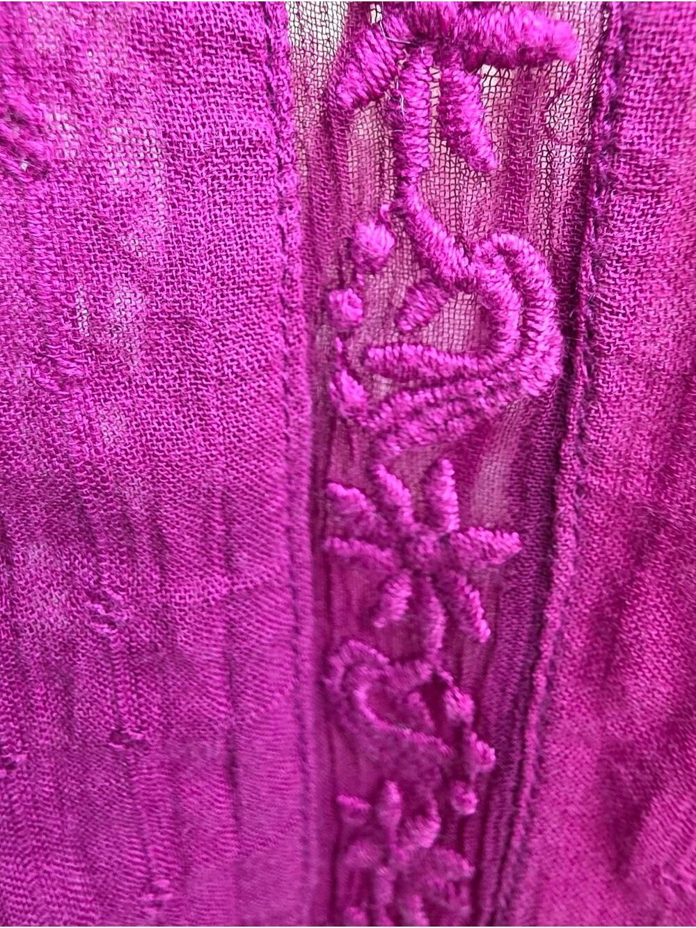 Free People Button-Down Blouse #BL2 - Picture 4 of 13